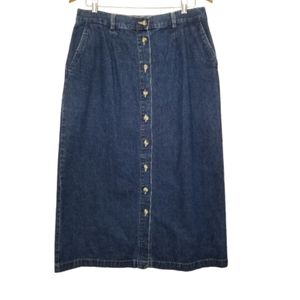 Women's Cabin Creek Button Down Skirt Size 14